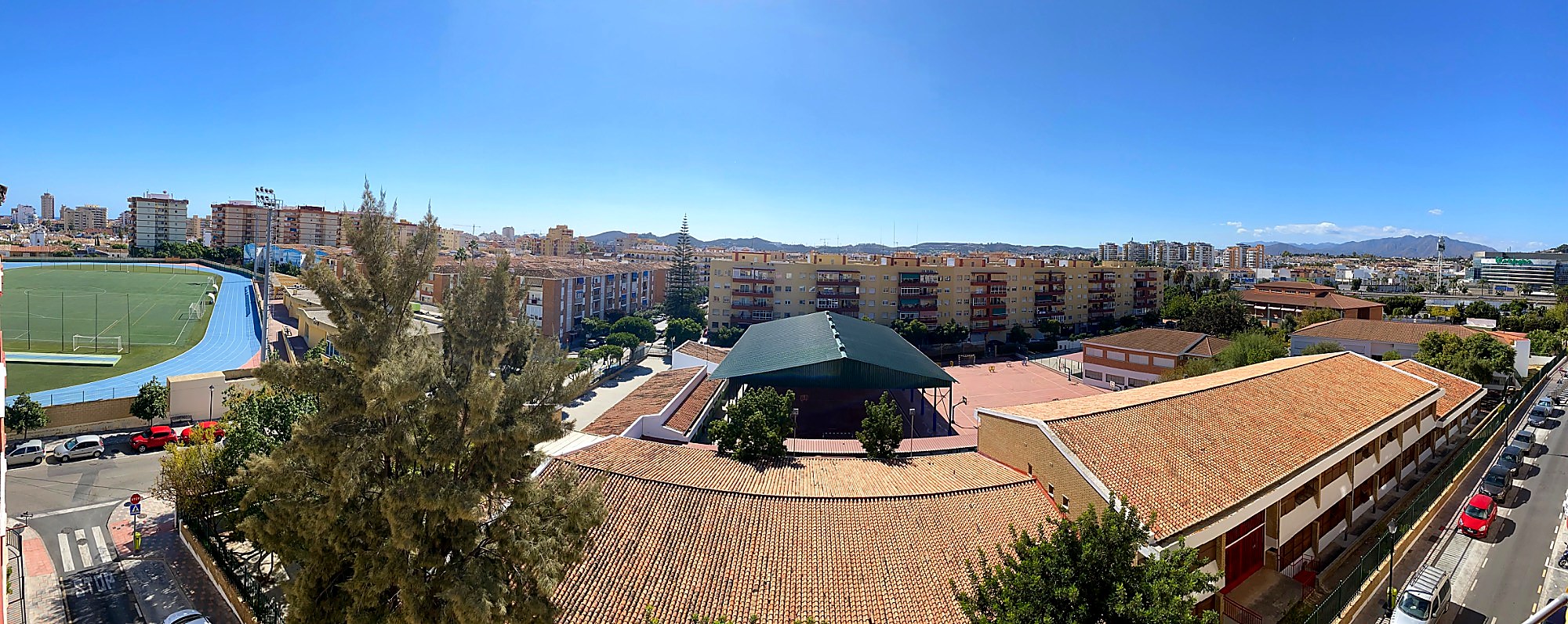 Vista panorámica de Fuengirola desde las instalaciones