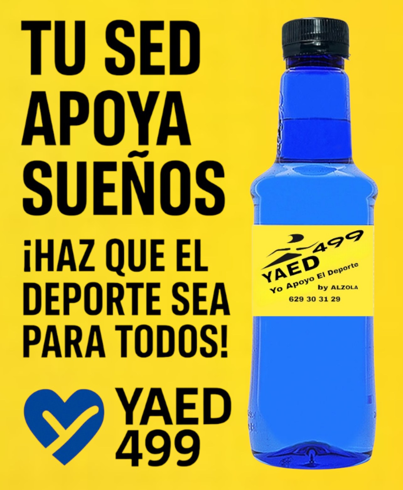 Tu sed apoya sueños - Bebida solidaria Aloha x YAED499